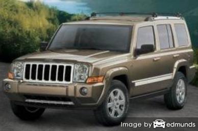 Insurance rates Jeep Commander in Nashville