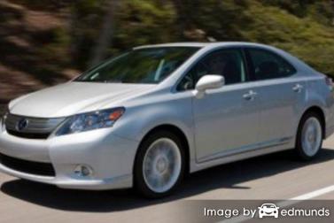 Insurance rates Lexus HS 250h in Nashville