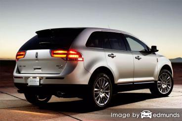 Insurance rates Lincoln MKX in Nashville