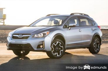 Insurance rates Subaru Crosstrek in Nashville