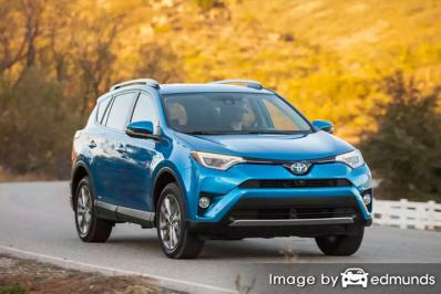 Insurance rates Toyota Rav4 Hybrid in Nashville