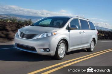 Insurance rates Toyota Sienna in Nashville