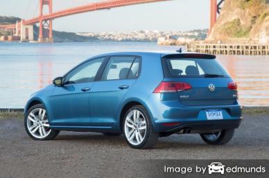 Insurance rates Volkswagen Golf in Nashville